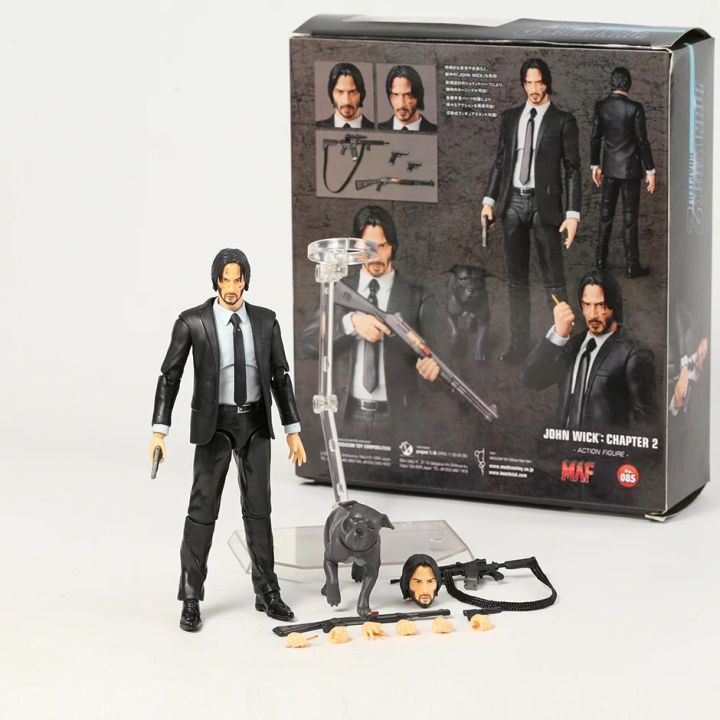 MAFEX 085 John Wick Chapter 2 Keanu Reeves Action Figure Figurine ...