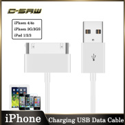 Cáp Dữ Liệu Sạc Nhanh USB C-SAW Cho iPhone 4 4S 3G 3GS Điện Thoại iPad 1 2