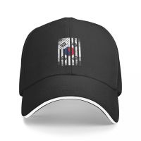 [Hat vendor]2022หมวกตกปลากลางแจ้งชายระบายอากาศได้ดีหมวกหมวกแก๊ปกันแดดหน้าHat vendorอเมริกันใต้ธงเกาหลีวินเทจในตัวฉัน