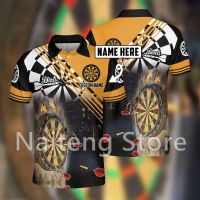 （all in stock）  2023 NEW -Personalized Play With Darts Polo Shirt(FREE NAME LOGO CUSTOM)