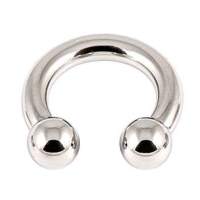 Steel Big Jewelry Circular Barbell (CBB)  8x14 mm  เครื่องประดับแฟชั่นต่างหูตุ้มหู