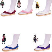 Anime Demon Slayers คอสเพลย์รองเท้า Kimetsu ไม่มี Yaiba Kamado Tanjirou Clogs รองเท้าแตะ Kamado Nezuko Geta Kochou Shinobu Flip Flops