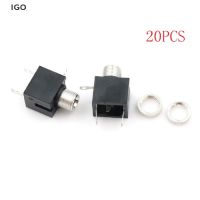 IGO 20pcs 3.5mm Female Connector 3 Pin Headphone Jack Socket Mono Channel PJ-301M on