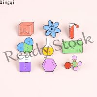 【hot sale】 ◆㍿♀ B36 Chemistry Enamel Pin Test Tube Element Science Brooch Clothes Lapel Pin Gift for Student