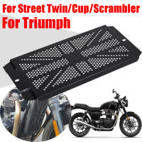 สำหรับ Street Twin Street Cup Scrambler 2016-2022อุปกรณ์เสริมรถจักรยานยนต์หม้อน้ำฝาครอบป้องกัน Grille Guard Protector