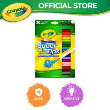  Crayola Super Tips Washable Markers Age 3+ - 50 Count : Toys &  Games