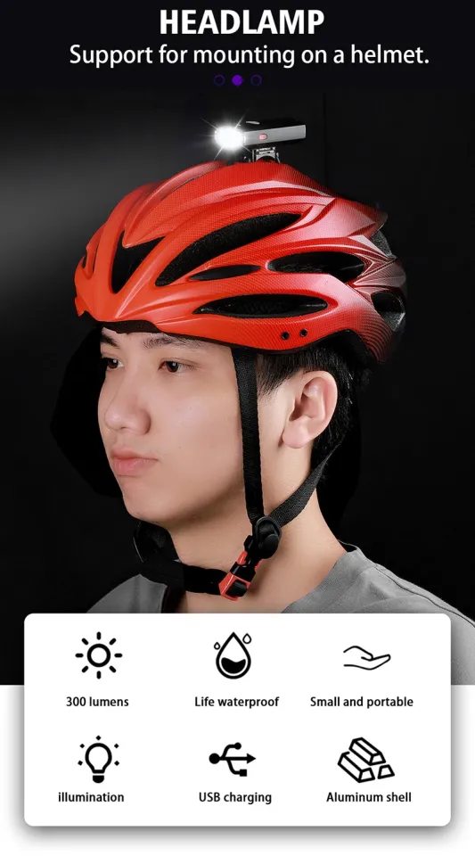 bike helmet with headlight