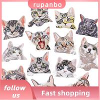 RUPANBO039392692 อุปกรณ์เสริมเสื้อผ้า สติกเกอร์ผ้าปัก ของตกแต่งบ้าน การตกแต่งส่วนบุคคล เหล็กหล่อบนแผ่นแปะ งานฝีมืองานประดิษฐ์ รูปลอกติดผนัง แพทช์เย็บปักถักร้อย เส้นใยโพลีเอสเตอร์