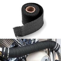 1.5 Meters Auto Insulation Heat Wrapped Tape Temperature Car Exhaust Pipe Wrap Insulation Glass Fiber Tape 900-1200 Degrees Adhesives Tape