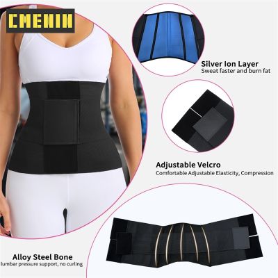 [CMENIN] Neoprene sport Waist Belt Support Body Shaper Waist Trainer Loss Fitness Sweat belt Training Waist Abdominal Trainer P2S0219