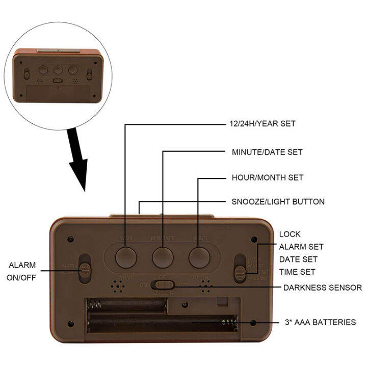 wooden-large-led-digital-alarm-clock-smart-sensor-night-light-with-snooze-date-temperature-12-24hr-switchable