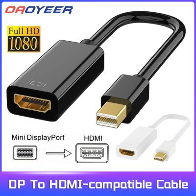 Mini DP เป็น HDMI ที่เข้ากันได้สายแปลงอะแดปเตอร์1080P ตัวผู้ HD ไปยังตัวเมียจอแสดงผล DP To สายแปลงสำหรับ Apple Mac Macbook Feona