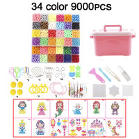 DIY 5MM Beads Magic Water Creative beads set Tweezer Pegboard Kit Accessories Girls Gift kids toys for Children Manualidades