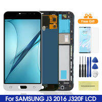 J320 LCD สำหรับเหมาะสำหรับ Samsung Galaxy J3 2016จอแสดงผล LCD Touch Screen Digitizer สำหรับ Samsung J320J 320A J320F J320M J320M J320Y J320FN