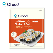 Rong biển Lá kim cuốn cơm OFood 10g, sử dụng cho các món kimbap