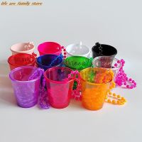 【CW】❂✠  1PC Bead Chain Cups Bachelorette Game Props Plastic Hen Night Wedding Necklace Wine Glass Bridal Shower