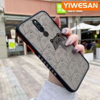 YIWESAN เคสสำหรับ Xiaomi Redmi Note 8 Note8 Pro Note 8T,เคสมีน้ำค้างแข็งโปร่งใสจิ้งจอกแบบแข็งด้านข้างพิมพ์ขอบสี่เหลี่ยมปลอกซิลิโคนเคสนิ่มกันกระแทกสำหรับกล้อง