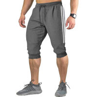 Sports Shorts Men Running Pants Athletic Legging Fitness Soccer Pant 34 Pants Training Pant Elasticity Jogging Gym Trousers