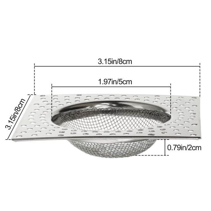 stainless-steel-anti-blocking-floor-drain-net-cover-shower-drain-hole-strainers-bathroom-sewer-anti-debris-hair-catchers-mesh-by-hs2023