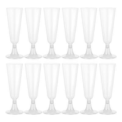 【CW】✷✈  Pcs Disposable Glass Glasses Wedding Shower Supplies Flute Cocktail Ps Stemware Banquet