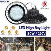 ราคาโรงงาน โคมไฟโกดัง โคมไฟไฮเบย์ 150W ใช้ในโรงงาน พื้นที่เพดานสูง  led high bay