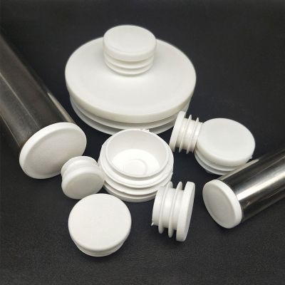 Round Tube Plug Pipe Insert Plastic Inner Plug For Steel Pipe End Blanking Cap Anti Slip Chair Leg Cover Furniture Protector Pad