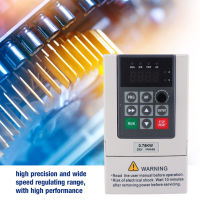 220V 0.75KW VFD อินเวอร์เตอร์ไดรฟ์ความถี่ตัวแปร 1-Phase Input 3-Phase Output