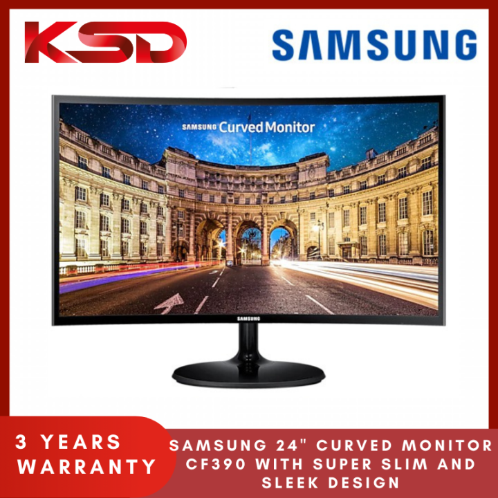 24 curved monitor cf390 with super slim and sleek design