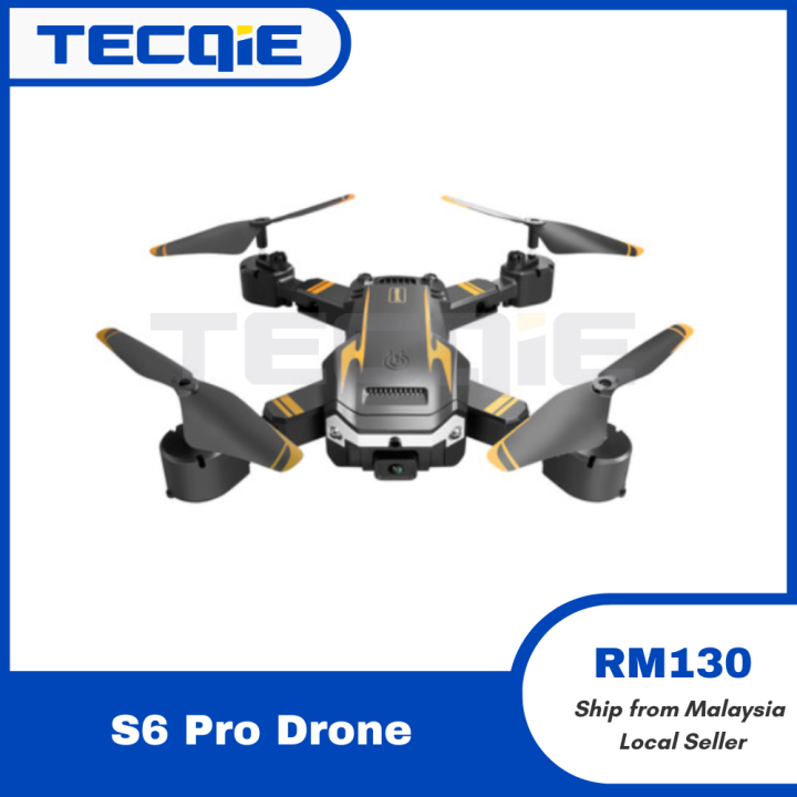 [NEW] S6 Pro Drone 8K Dual HD FPV WIFI Selfie Drones Real-time Transmit ...