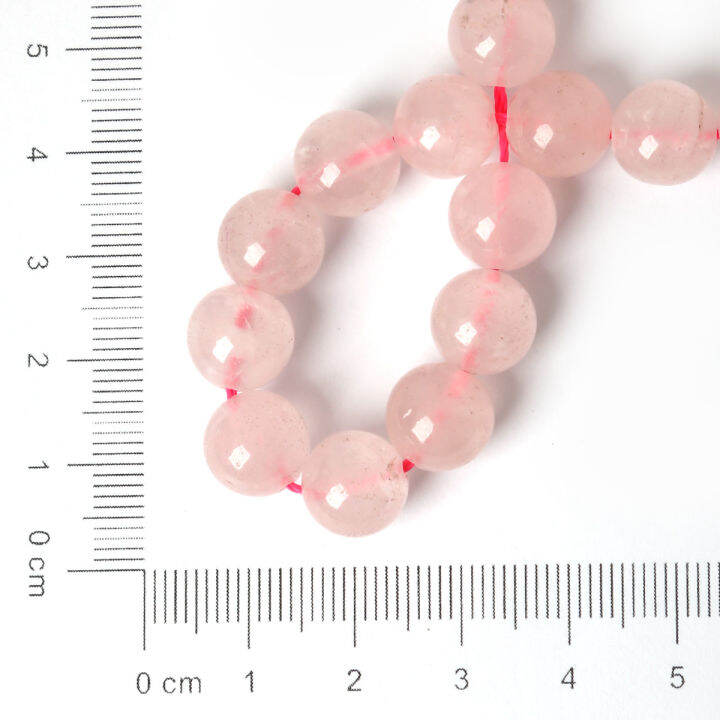 4-6-8-10มิลลิเมตรลูกปัดหินธรรมชาติลูกปัดหินสีชมพูหลวมรอบลูกปัดสำหรับเครื่องประดับทำ-diy-สร้อยข้อมือสร้อยคอต่างหูอุปกรณ์เครื่องประดับประมาณ15-s-trand-38เซนติเมตร