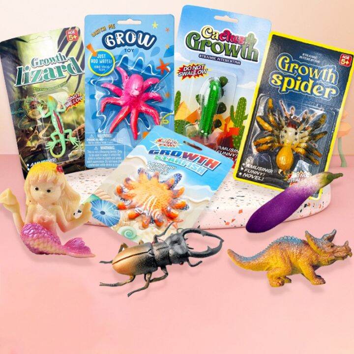 Soaking Water Expands Dinosaurs/marine Animals/mermaids/starfish Absorb Water and Bigger