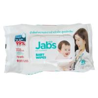 ?สุดฮิต!! ผ้าเช็ดทำความสะอาด ทิชชู่เปียก JABS PURE WATER 80ชิ้น ทิชชู่เปียก BABY WIPES JABS PURE WATER 80EA