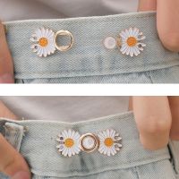 ✥○ Reusable Metal Buttons Pearl Snap Fastener Pants Pin Retractable Button Sewing-on Buckles for Jeans Perfect Fit Reduce Waist