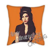 xzx180305   Amy Winehouse 3D พิมพ์โพลีเอสเตอร์ตกแต่งโยนปลอกหมอนสแควร์ซิปกรณีแฟนของขวัญการตกแต่งบ้าน H02