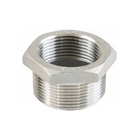 1/8 1/4 3/8 1/2 3/4 1 1-1/4 1-1/2 BSP Male To Female 316 Stainless Steel Reducer Bushing Reducing Pipe Fitting Connector