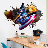 （HOT) การค้าต่างประเทศข้ามพรมแดนขายส่งและขายปลีกผ่านผนัง Wall Sticker Super Hero Movie Sticker