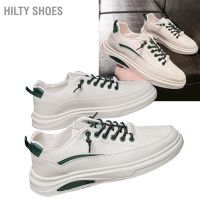 HILTY SHOES Men Sneaker Fashionable Anti Slip Sole เทียม PU รองเท้าผ้าใบผู้ชายรองเท้าลำลองสำหรับกลางแจ้งทุกวัน