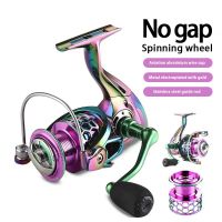 ZZOOI GMR Spinning Reel Metallic Lacquered Fishing Reel Aero Aluminium Wire Cups Metal Head Spinning Reels Line Gapless Spinning Wheel