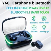 NEW Air 60 Earphone Bluetooth 5.2 TWS Wireless Headphones with LED Display Stereo Headset Touch Control Earbuds Noise Reduction Over The Ear Headphone