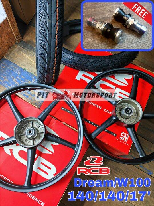Honda W100 Dream SP522 RCB Combo Sport Rim 140/140/17' Racing Boy ...