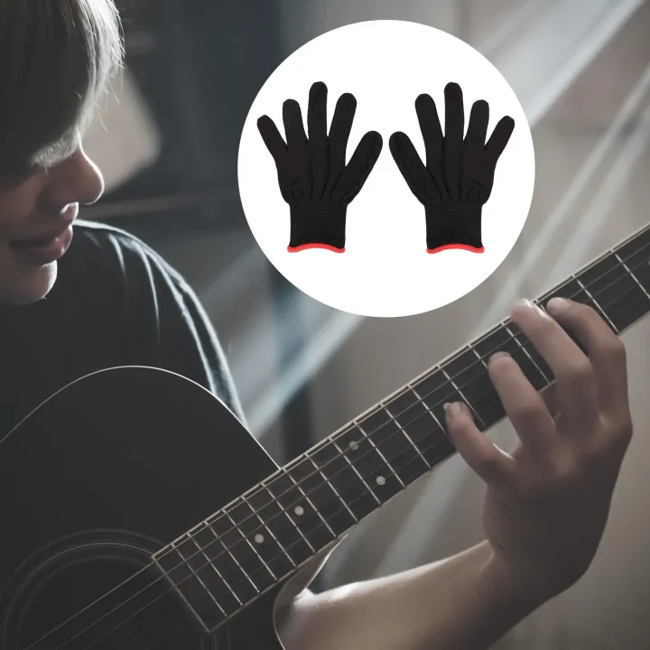 BNMUSIC Guitar Glove, Bass Glove, Musician's Practice Glove COLOR