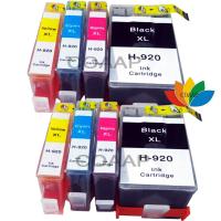 【Big-Sales】 XHHDQES 8หมึก Hp920ที่เข้ากันได้สำหรับหมึกกับชิป920XL Arc Officejet 6500a 6000 6500 7000 7500A