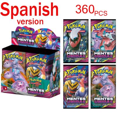 【LZ】❅  Seja um colecionador mestre com pacotes de 360 peças Pokémon espanhol bebê batalha de mesa e cartões de fadas