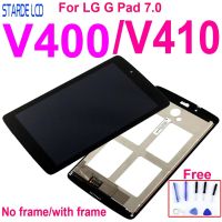 สำหรับ G Pad 7.0 V400 V410ดิจิไทเซอร์จอแสดงผล LCD อะไหล่ทดแทนประกอบเซ็นเซอร์แผงหน้าจอสัมผัส