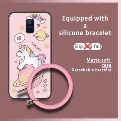 taste ring Phone Case For Samsung Galaxy A6/A6 2018 cute heat dissipation funny The New protective creative cartoon