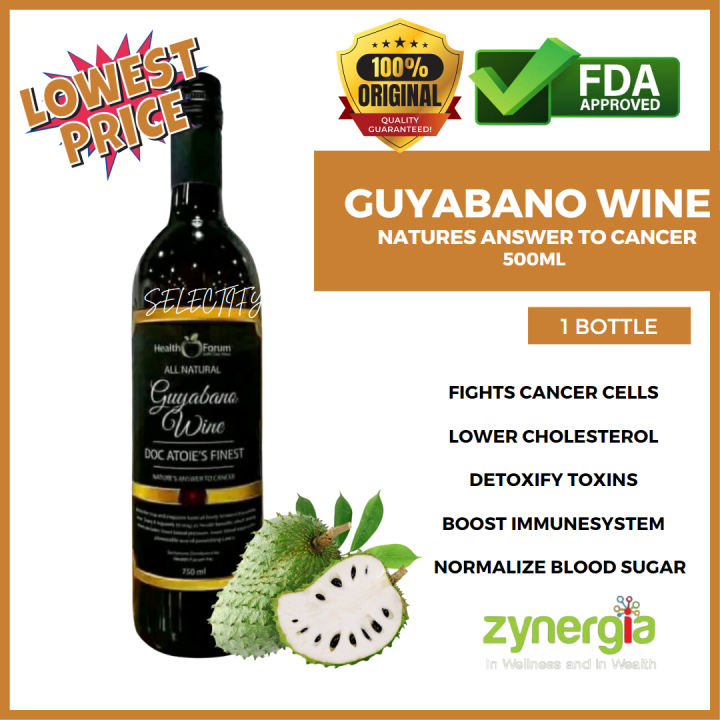 Zynergia Guyabano Wine original 750ml 1 Bottle Lazada PH