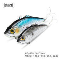 Kingdom เหยื่อตกปลาเหยื่อตกปลา Sinking Lipless Swimbait สำหรับ Perch ปลากระพงปลาน้ำจืด Jerkbait