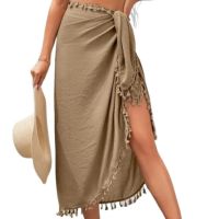 FN946N Womens Swimsuit Sarong Wraps Skirt Beach Cover Up Bathing Suit Bikini Cover-Ups