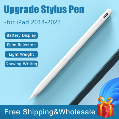 สำหรับแอปเปิ้ลดินสอ2 1สำหรับ ดินสอปาล์มปฏิเสธเอียงปากกาสำหรับ2018 2019 2020 2021 2022 Air 4 5 7 8 9มินิ5 6ปากกาสไตลัส