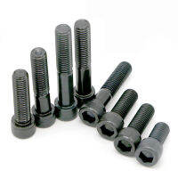 【☑Fast Delivery☑】 shepeng99262925 สลักเกลียว Metric Threaded เสาเหล็กทนทาน12.9หกเหลี่ยมหัวเสียบที่เจาะฝา M3m4m5/8/10/12/14/16/18/20/22/24/30/36